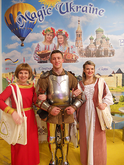 Альона Кузема, Арсен Даниленко і Наталя Українець презентують в Берліні середньовічний Кам’янець