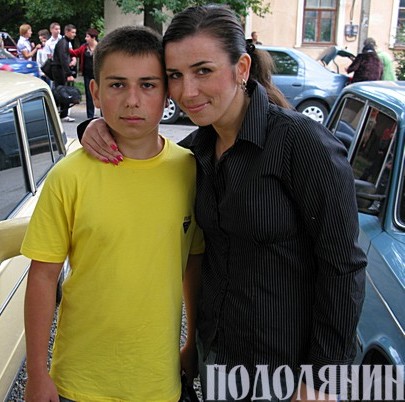 Олена ЛАВРИНЮК (на фото із сином)