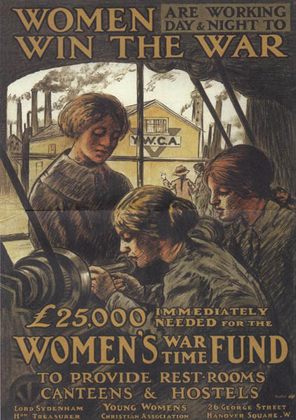 Перша світова стала часом, коли жінки масово вийшли на роботу