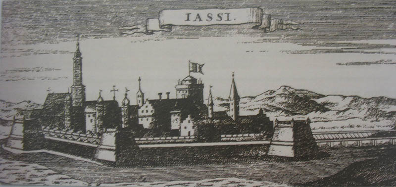 Зображення колишньої столиці Молдавського княжества (нині Румунія) - міста Ясси