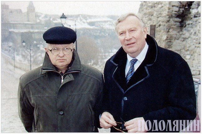 Валерій Степанков (ліворуч) і його співавтор Валерій Смолій