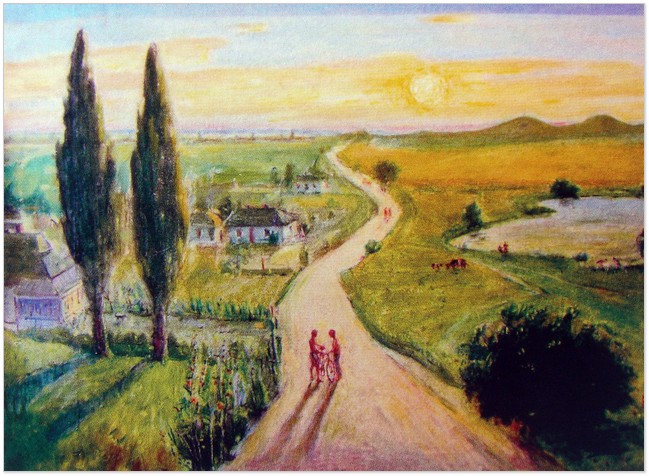 «Вербецький краєвид». Картина Аркадія Данилюка