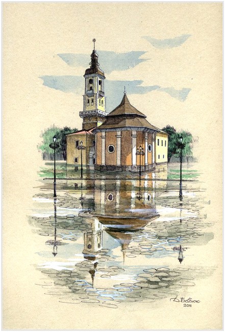 Картина Дмитра Бабюка із циклу «Після дощу»