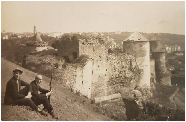 Володимир Геринович (праворуч) у Кам’янець-Подільській фортеці