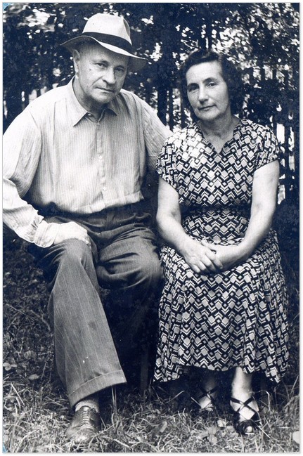 Микита Годованець із дружиною, липень 1958 року