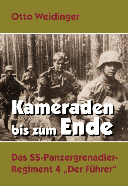 Обкладинка одного з німецьких видань книги  «Товариші до кінця»
