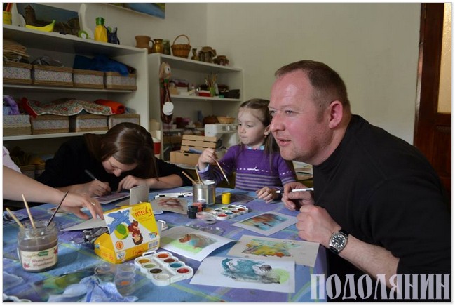 Сергій Боднар разом з учнями на одному з майстер-класів