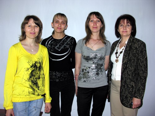 Викладачі школи мистецтв (зліва на право) Оксана ГОРА, Віта САВІНСЬКА, Олеся КОРОЛЮК, Людмила ЛІТОМИРСЬКА.