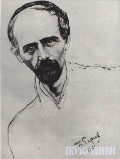 Микола Леонтович. Малюнок Бориса Реріха, 1921 рік