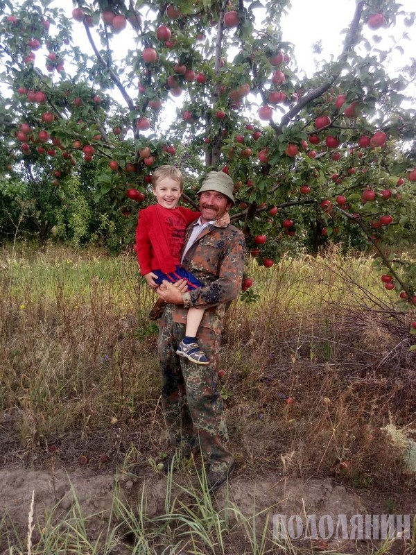 Анатолій Григорчук з онуком