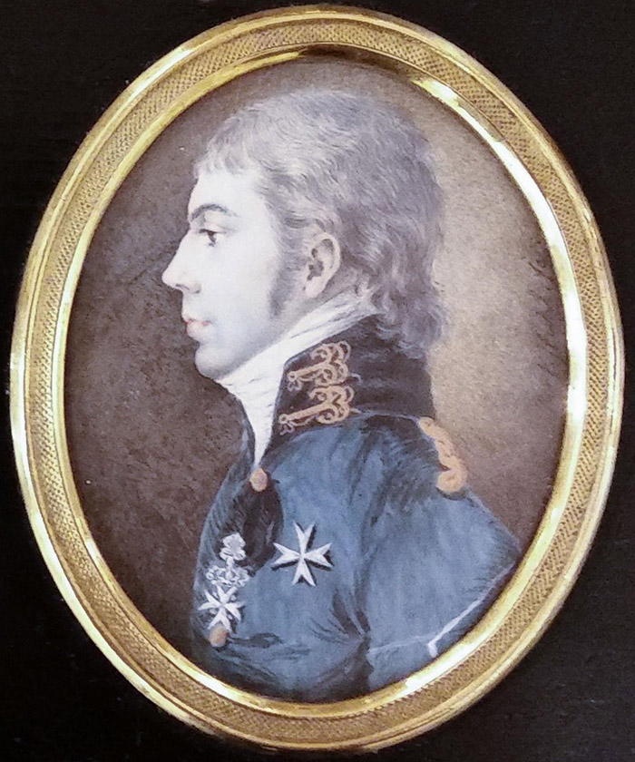Рідкісний портрет коменданта Юзефа де Вітте (сина Яна) роботи Рокштуля