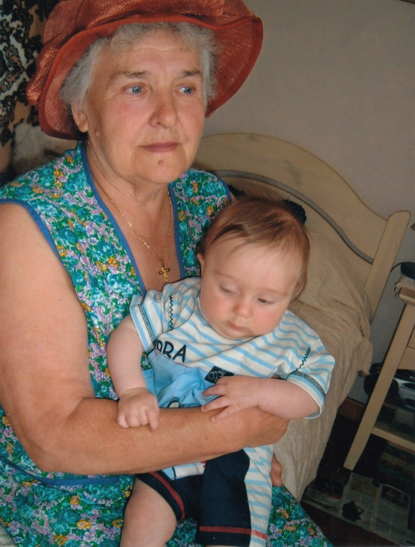 Людмила Іванівна з онуком