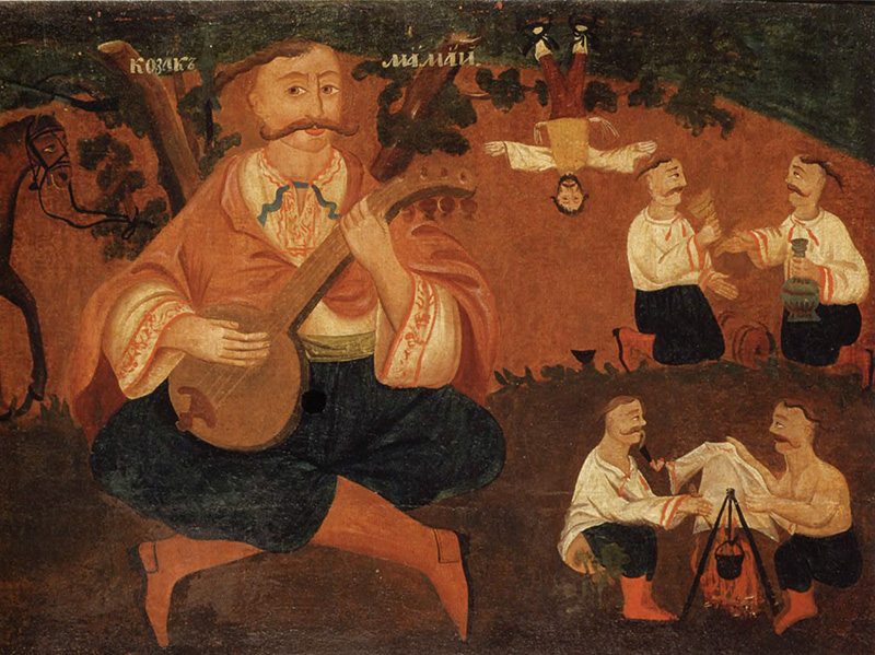 Козак Мамай, XIX ст., Національний художній музей
