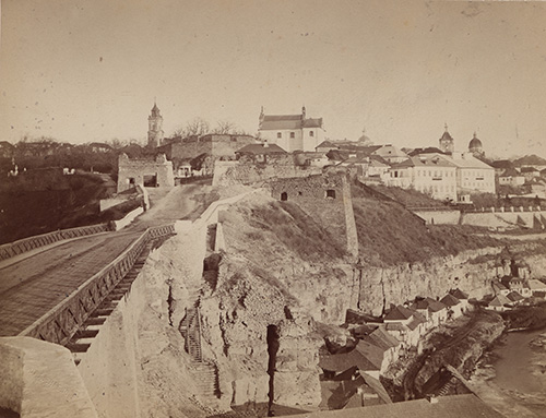  1876 р. Тісний Замковий міст. Фото Енгеля