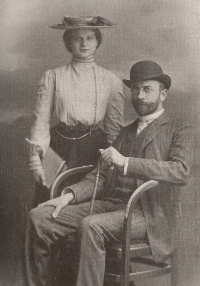 Кароль Ролле з дружиною Марією.  Після 1895 року