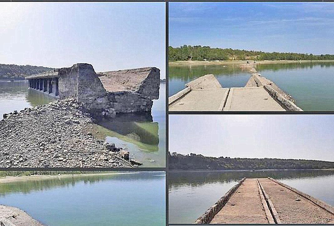 Рештки залізничного мосту. Фото із соцмереж