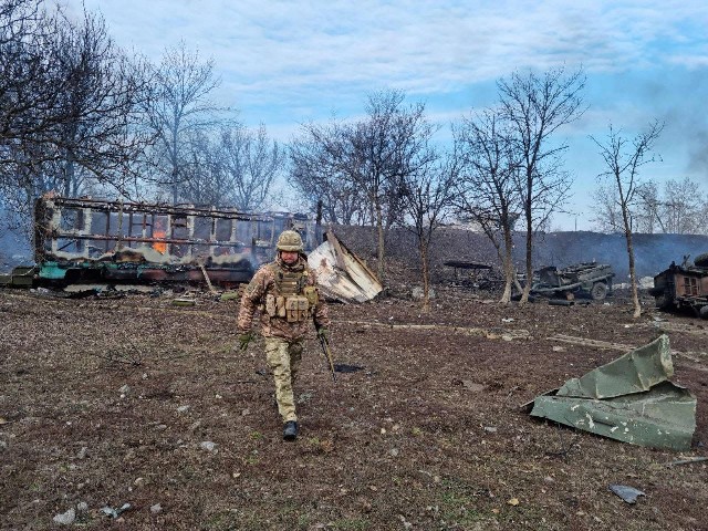 Головний сержант ЗСУ Сергій Миколайович на завданні