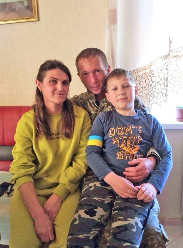 Вячеслав Андрухович із дружиною Тетяною та сином Іллею