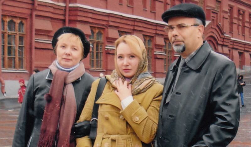 Іван Прокоф’єв із дружиною Людмилою і дочкою Інною. 2008 р.